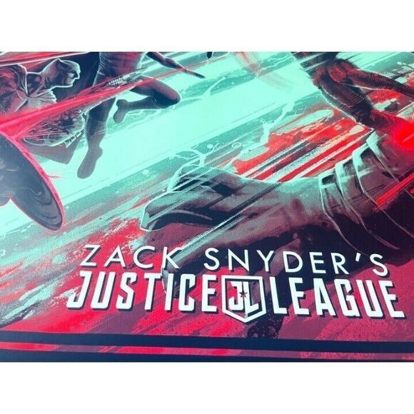 BottleNeck Gallery ZACK SNYDER'S JUSTICE LEAGUE Juan Ramos Poster Print 24x36 - Picture 5 of 10
